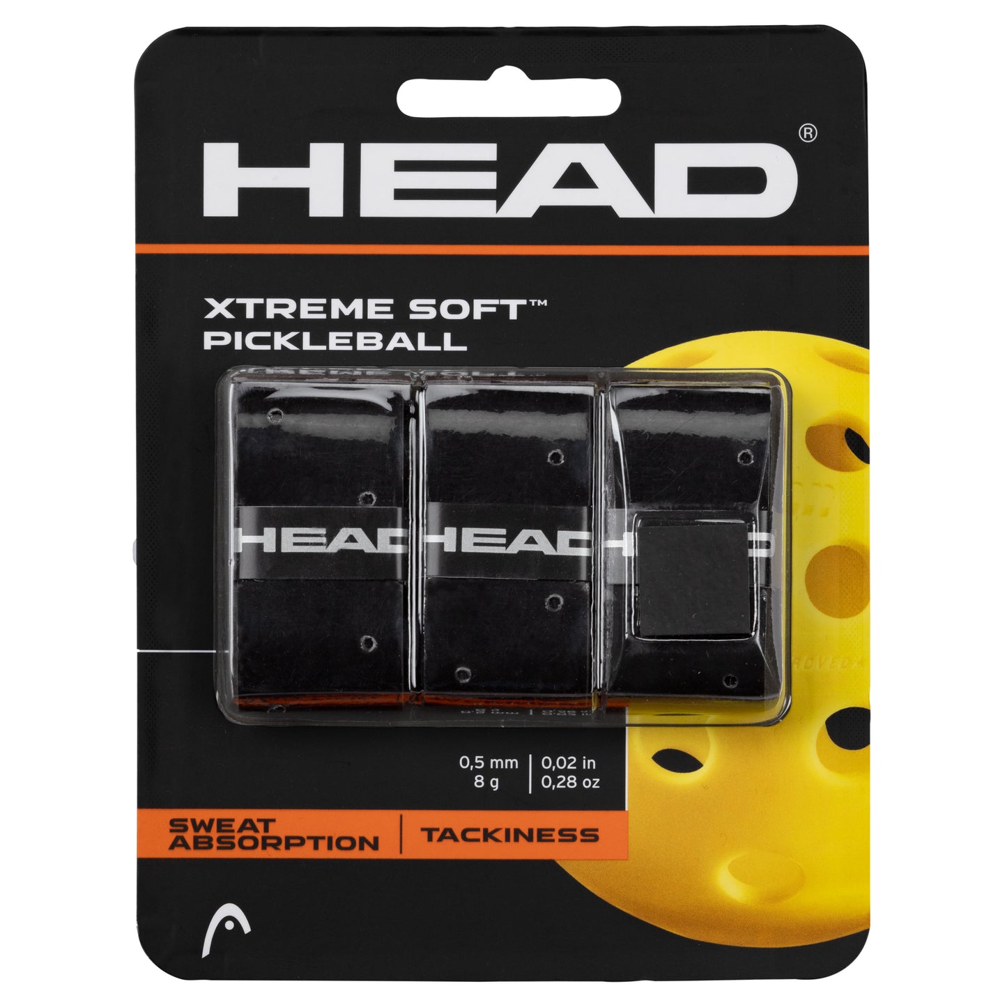 Head Xtreme Soft Pickleball Over Grips - 3 grips